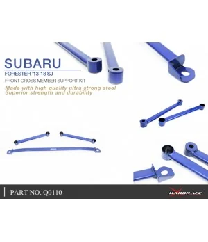 Hardrace Q0110 Front Cross Member Support Kit Subaru Forester - 