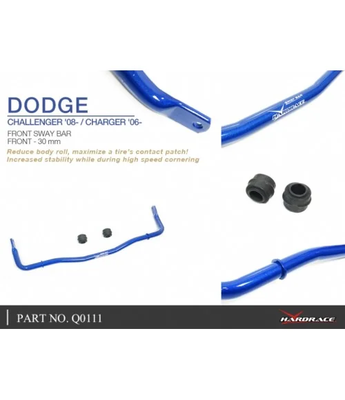 Hardrace Q0111 Front Sway Bar Dodge Challenger, Charger - 
