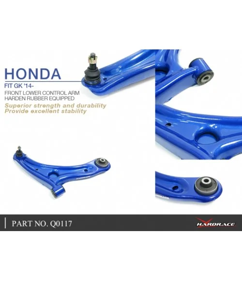 Hardrace Q0117 Front Lower Control Arm Honda City, Fit - 