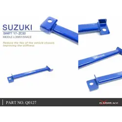 Hardrace Q0127 Supporto inferiore centrale Suzuki Baleno, Swift - 