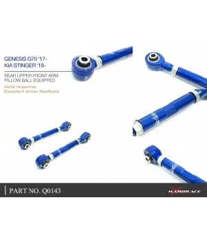 Hardrace Q0143 Rear Upper Front Arm Hyundai Genesis, Kia Stinger - 