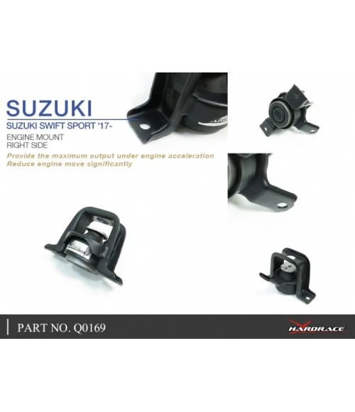 Hardrace Q0169 Right Engine Mount Suzuki Swift - 