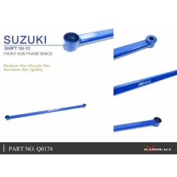 Supporto telaio ausiliario anteriore Hardrace Q0174 Suzuki Swift - 