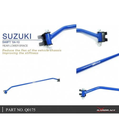 Hardrace Q0175 Rear Lower Brace Suzuki Swift - 