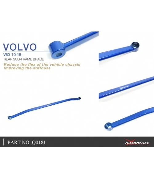 Hardrace Q0181 Rear Sub-frame Brace Volvo S60, V60 - 