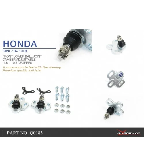 Hardrace Q0183 Front Lower Ball Joint - 
