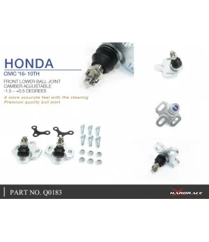 Hardrace Q0183 Front Lower Ball Joint - 