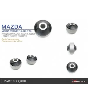 Hardrace Q0184 Front Lower Arm - Rear Bushing Mazda 2, CX-3 - 