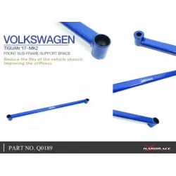 Hardrace Q0189 Supporto supporto sottotelaio anteriore Skoda Kodiaq, Volkswagen Tiguan - 