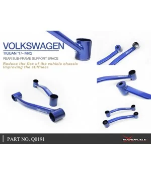 Hardrace Q0191 Rear Sub-frame Support Brace Skoda Kodiaq, Volkswagen Tiguan - 