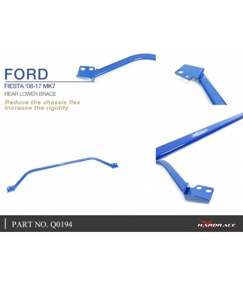 Hardrace Q0194 Rear Lower Brace Ford Fiesta - 