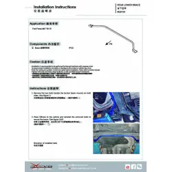 Hardrace Q0194 Supporto posteriore inferiore Ford Fiesta - 