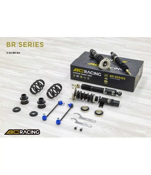 BC Racing BR-RA Coilovers per AUDI A3 S3 8P 04-13 (54.5MM STRUT) - 