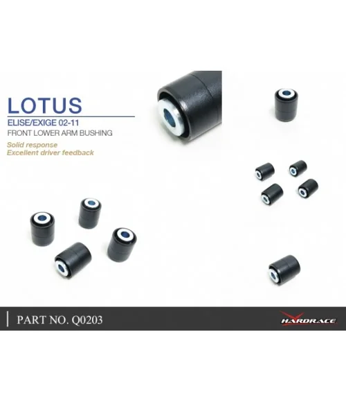 Hardrace Q0203 Front Lower Arm Bushing Lotus Elise, Exige - 