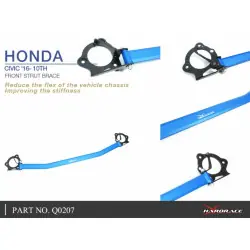 Hardrace Q0207 Front Strut Brace Honda Civic - 