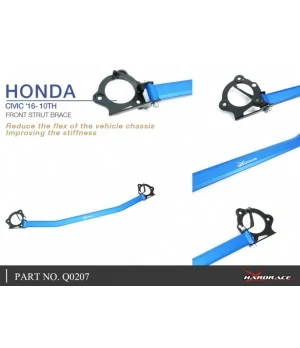 Hardrace Q0207 Front Strut Brace Honda Civic - 