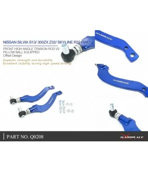 Hardrace Q0208 Front High Angle Tension Rod Nissan - 