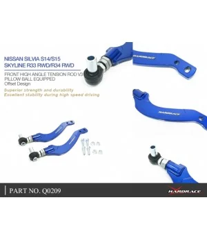Hardrace Q0209 Front High Angle Tension Rod Nissan 240SX, Skyline - 