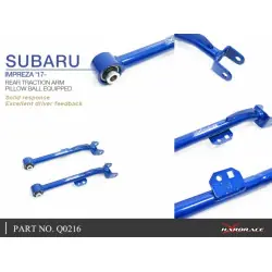 Hardrace Q0216 Braccio di trazione posteriore Subaru Impreza, XV - 