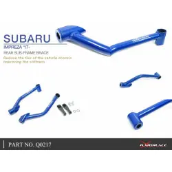 Supporto del telaio ausiliario posteriore Hardrace Q0217 Subaru Forester, Impreza, XV - 