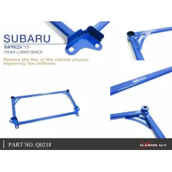 Hardrace Q0218 Rinforzo inferiore anteriore Subaru Forester, Impreza, XV - 