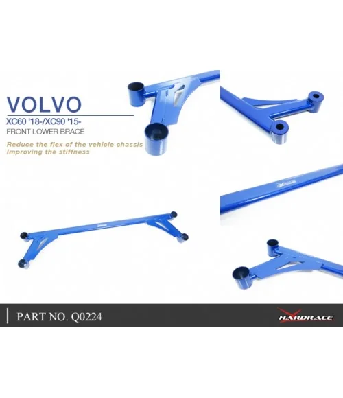 Hardrace Q0224 Front Lower Brace Volvo XC60, XC90 - 