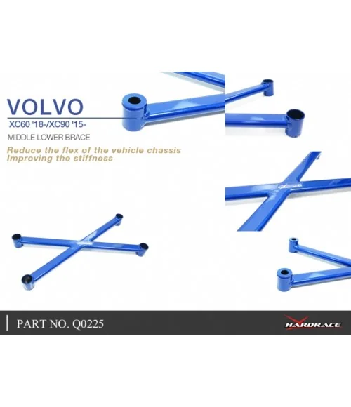 Hardrace Q0225 Middle Lower Brace Volvo XC60, XC90 - 