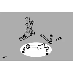 Hardrace Q0229 Front Lower-front Arm Ford Mustang - 