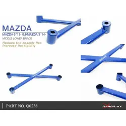 Hardrace Q0238 Supporto inferiore centrale Mazda 3, 6 - 