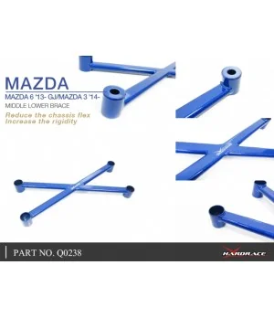 Hardrace Q0238 Middle Lower Brace Mazda 3, 6 - 