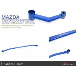 Hardrace Q0239 Supporto telaio ausiliario posteriore-rinforzo posteriore Mazda 6, CX-5, CX-9 - 