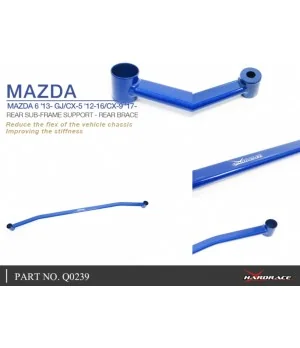 Hardrace Q0239 Rear Sub-frame Support-rear Brace Mazda 6, CX-5, CX-9 - 