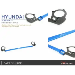 Hardrace Q0243 Front Strut Brace Hyundai Elantra - 