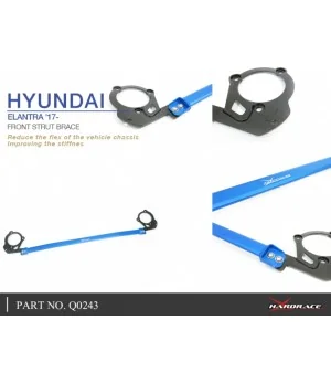 Barra stabilizzatrice anteriore Hardrace Q0243 Hyundai Elantra - 