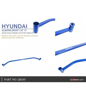 Hardrace Q0245 Rear Sub-frame Support Brace Hyundai Elantra - 