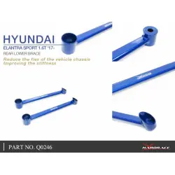 Hardrace Q0246 Rear Lower Brace Hyundai Elantra - 