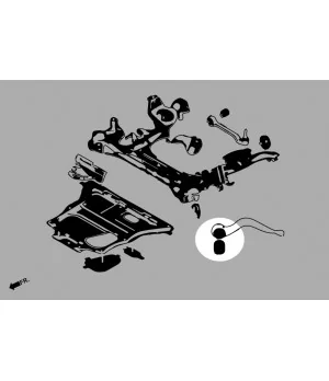 Hardrace Q0253 Front Lower-front Arm Bushing Bmw - 