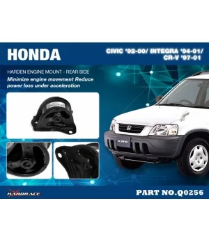 Hardrace Q0256 Supporto motore indurito - Lato posteriore Honda CR-V - 