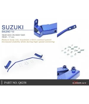 Hardrace Q0258 Rear Add-on Sway Bar Suzuki Baleno - 