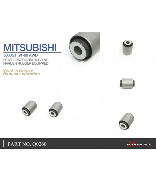 Hardrace Q0260 Rear Lower Arm Bushing Mitsubishi 3000GT/GTO - 