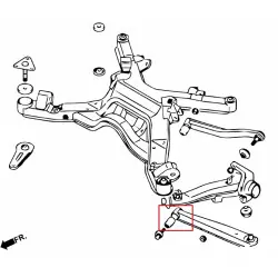 Boccola braccio inferiore posteriore Hardrace Q0260 Mitsubishi 3000GT/GTO - 