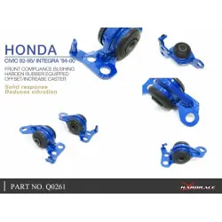Hardrace Q0261 Front Compliance Bushing Honda Civic, Crx, Integra - 