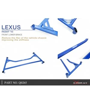 Hardrace Q0265 Front Lower Brace Lexus RX - 
