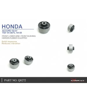 Hardrace Q0272 Front Lower Arm - Front Bushing Honda Accord - 