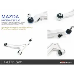 Braccio di controllo inferiore anteriore Hardrace Q0275 Mazda MX-5 Miata, RX-8 - 