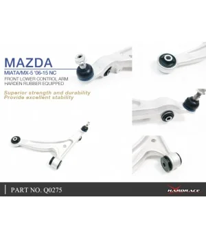Hardrace Q0275 Front Lower Control Arm Mazda MX-5 Miata, RX-8 - 