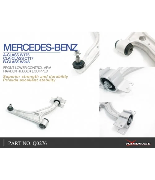 Hardrace Q0276 Front Lower Control Arm Infiniti Q30, Mercedes-Benz A-class, B-class, Cla-class - 