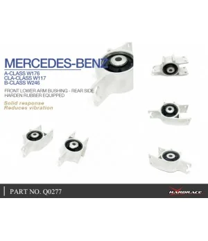 Hardrace Q0277 Front Lower Control Arm Bushing Infiniti Q30, Mercedes-Benz A-class, B-class, Cla-class - 