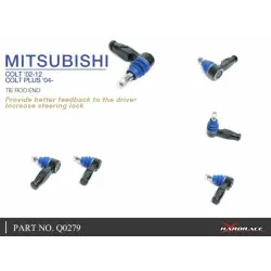 Hardrace Q0279 Tie Rod Ends Mitsubishi Colt, Colt plus - 