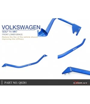 Hardrace Q0281 Front Lower Brace Volkswagen Golf - 